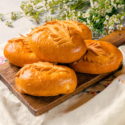 Сет кулебяк с ливером