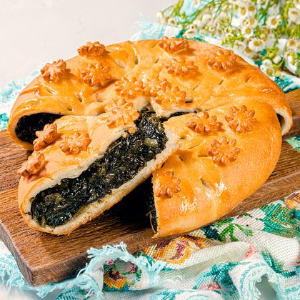 Пирог со щавелем