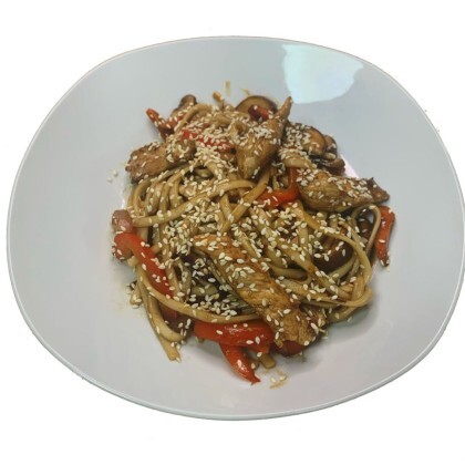 Удон с курицей