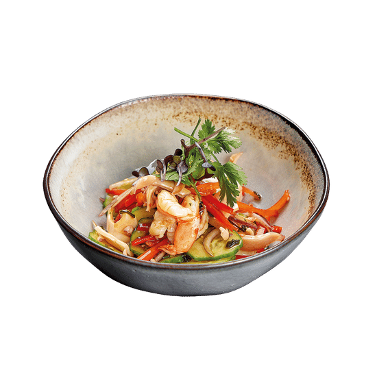 САЛАТ КИТАЙСКИЙ С МОРЕПРОДУКТАМИ