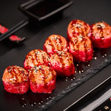 Ролл "Калифорния" запеченный | халяль