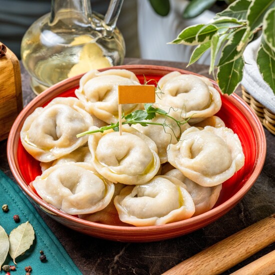 Пельмени с олениной