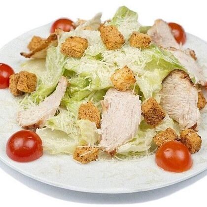 Салат «Цезарь» с курицей