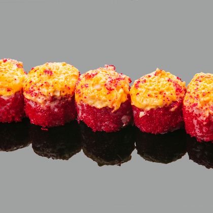 Ролл запеченная калифорния креветка спайс (8 шт)