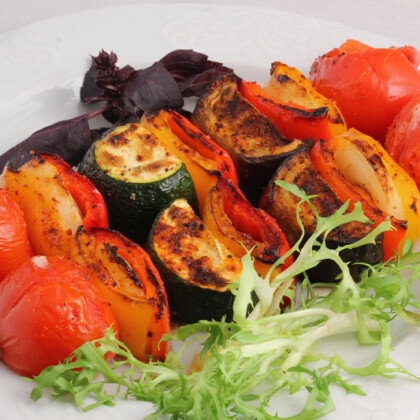 Овощи на мангале