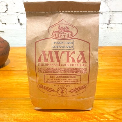 Мука монастырская обдирная грубого помола