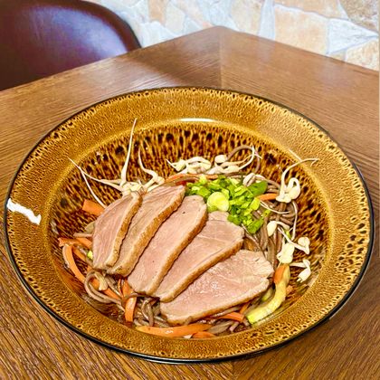 Гречневая лапша с уткой