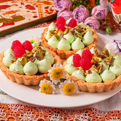 Тарт с фисташкой