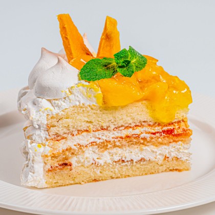 Бенто-торт «Нежная меренга с манго»