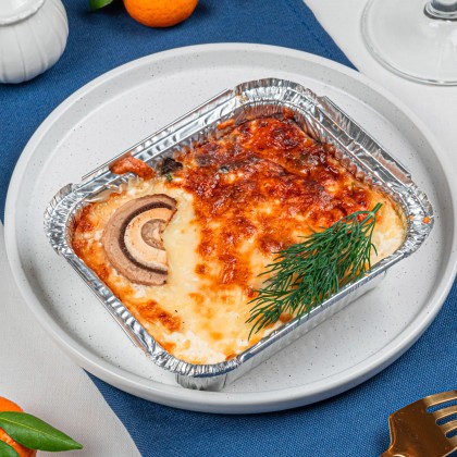 Жульен с шампиньонами