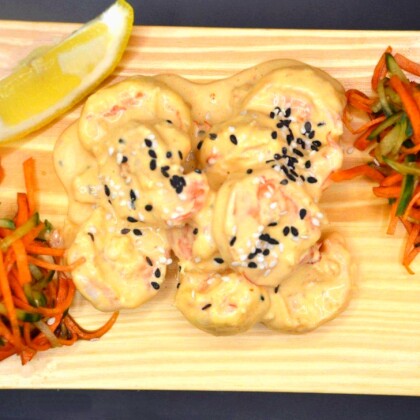 Креветка в соусе спайс