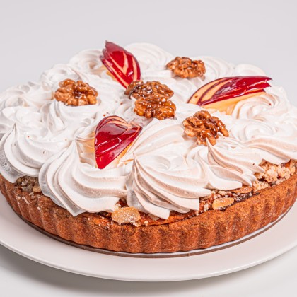 Пирог «Бархатный Сезон» с яблоком и заварным кремом