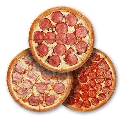 Комбо три пиццы 30 см