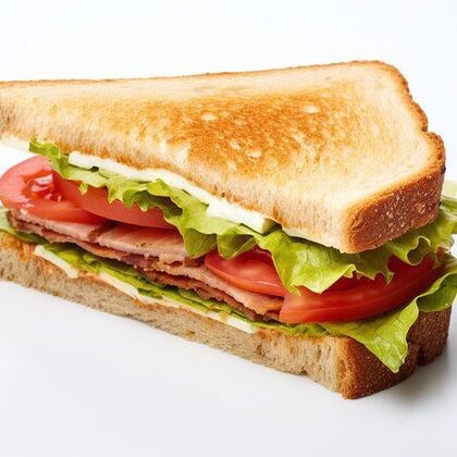 Сэндвич с жареным беконом