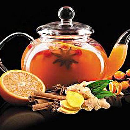 Цитрусовый пряный чай