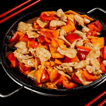 Свинина на сковороде