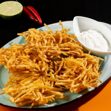 Китайские драники со сметаной