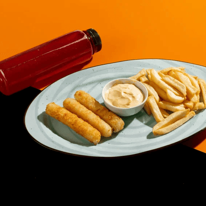 Комбо 2  Сырные палочки+фри+морс