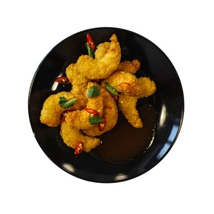 Креветки с соусом чили-манго