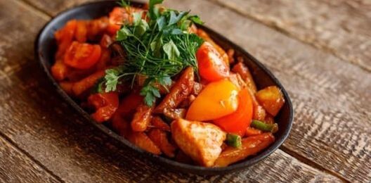 Жаркое с цыпленком