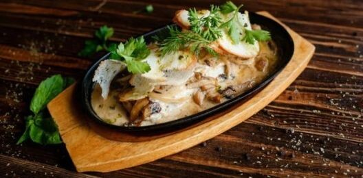 Судак в сливочном соусе