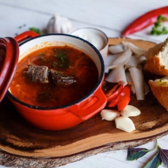 Борщ по-кубански
