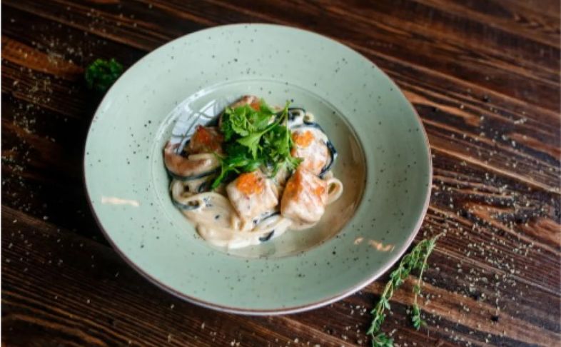 Спагетти «Бьянко-неро»