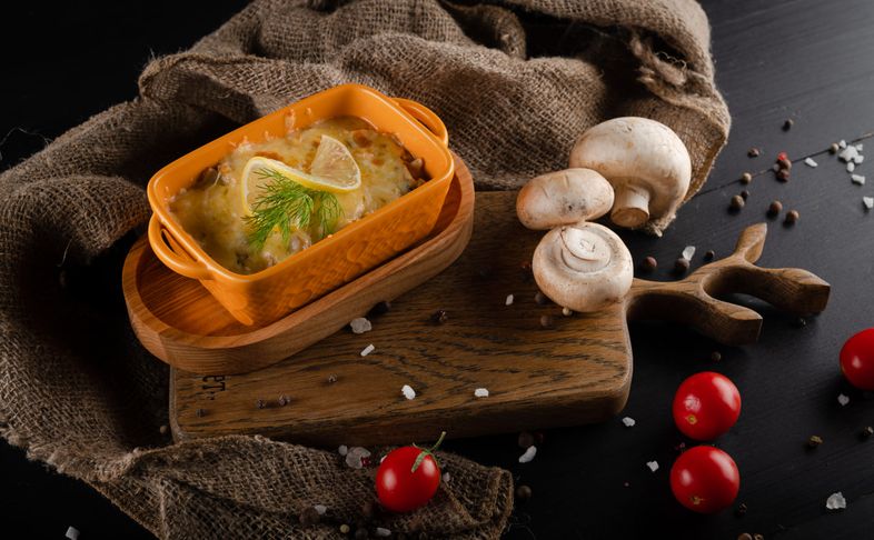 Жульен с дарами моря