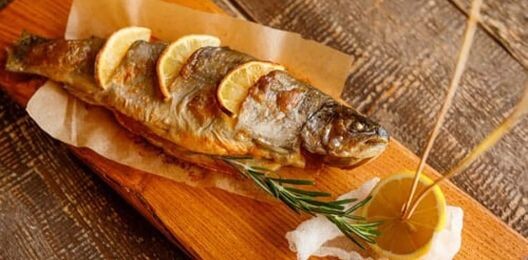 Форель на гриле