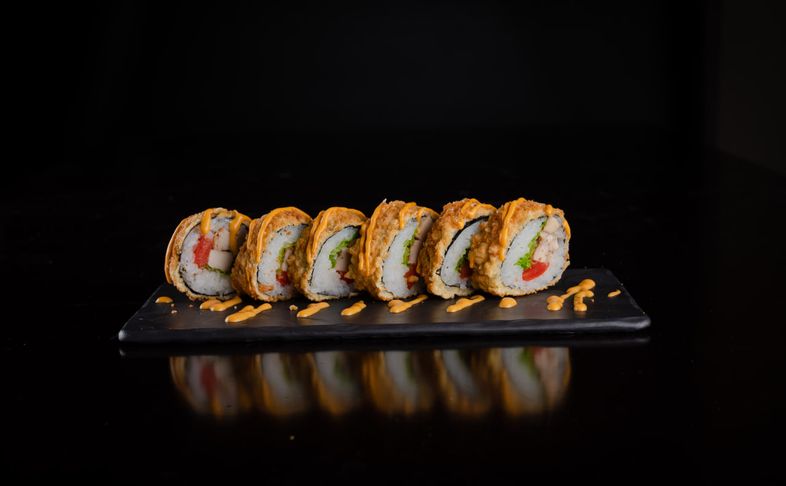 Ролл «Темпурный цезарь»