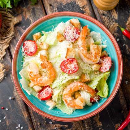 Цезарь с креветками
