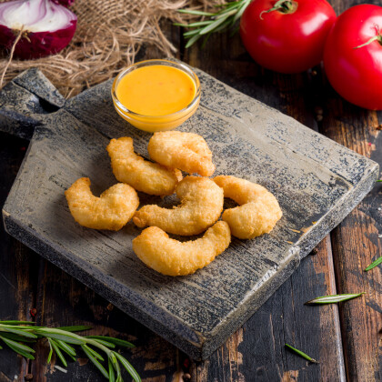 Креветки темпура