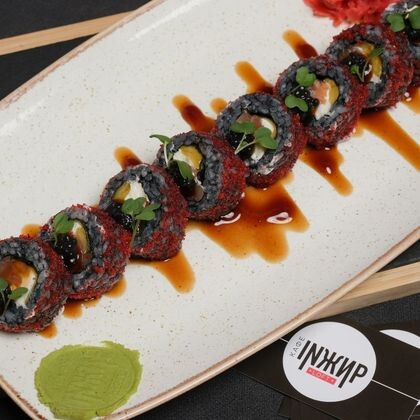 Прайм ролл с лососем и манго