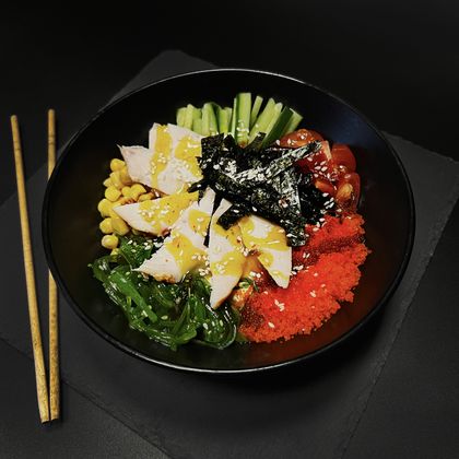 Поке с курочкой