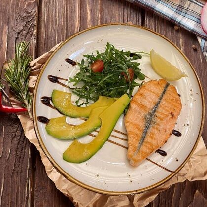 Стейк из семги