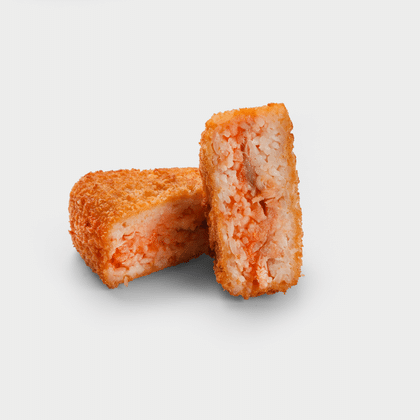 Онигири темпура с лососем терияки