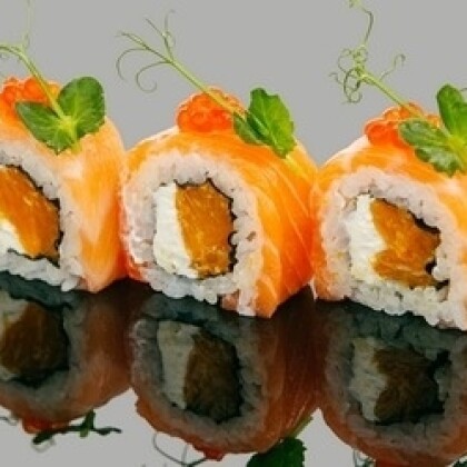 Ролл "Филадельфия с мандарином"