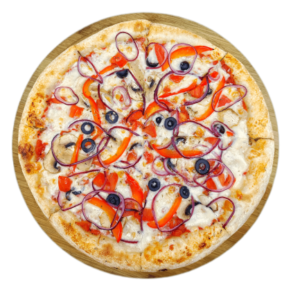 Пицца с овощами