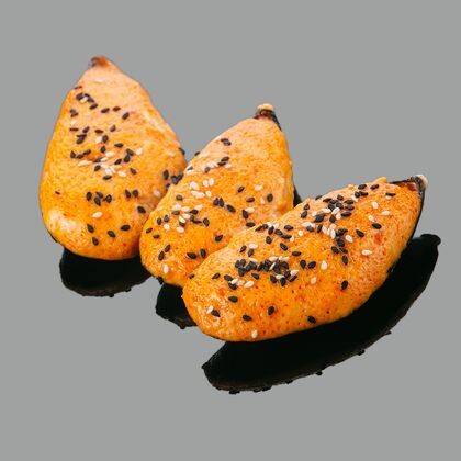 Запеченные мидии в остром соусе