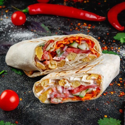 ШАУРМА С КУРИЦЕЙ (мини)