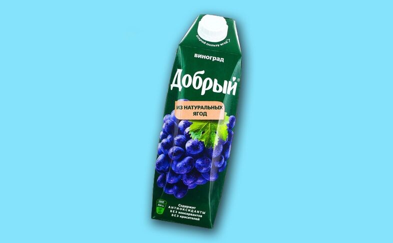 Сок Добрый виноград черный