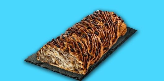 Коса яблочная с грецким орехом