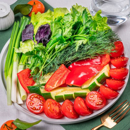 Овощная тарелка