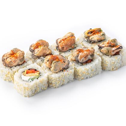 Ролл пикантные мидии спайси