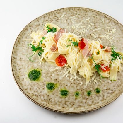 Фетучине карбонара