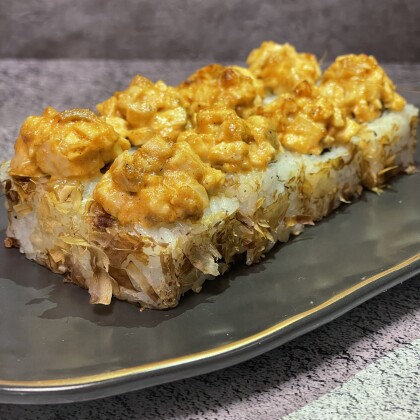 Запеченные ролл «Острая курочка»