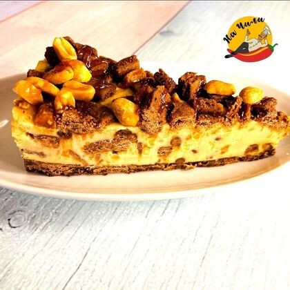 Чизкейк Карамельный с арахисом