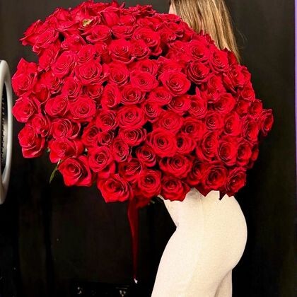 101 Шикарная Роза Эквадор