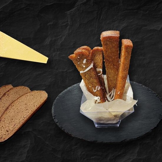 Гренки с чесноком и пармезаном