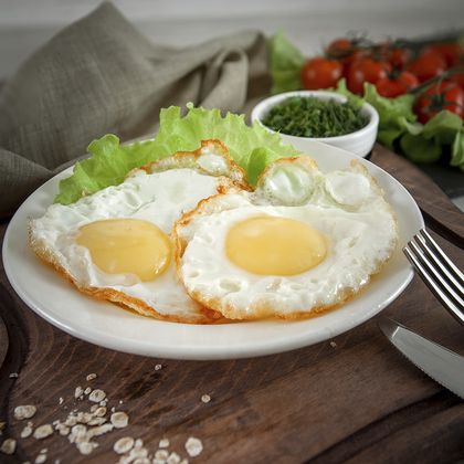 Яичница глазунья